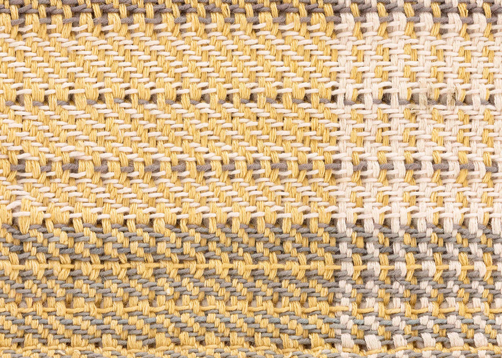 Reversible Rug Yellow 170cm x 240cm