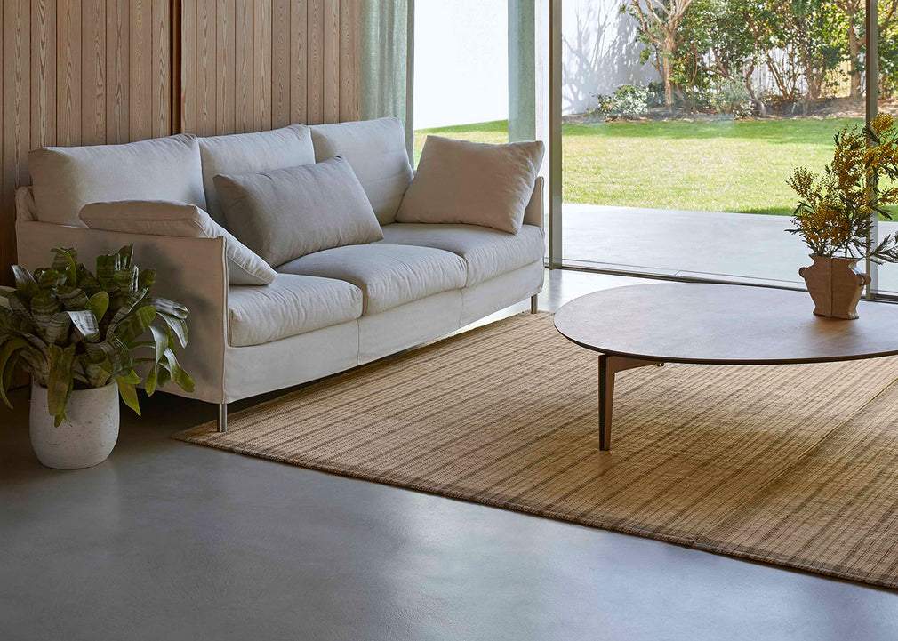 Reversible Rug Yellow 170cm x 240cm