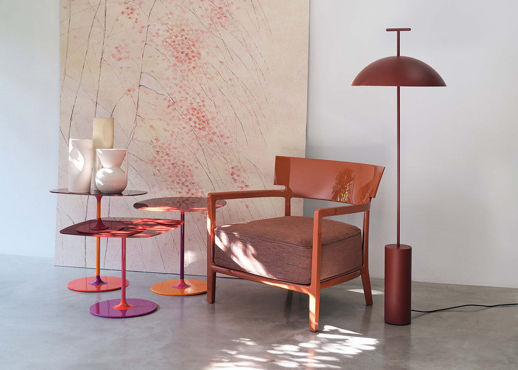 Thierry Side Table Burgundy / Low