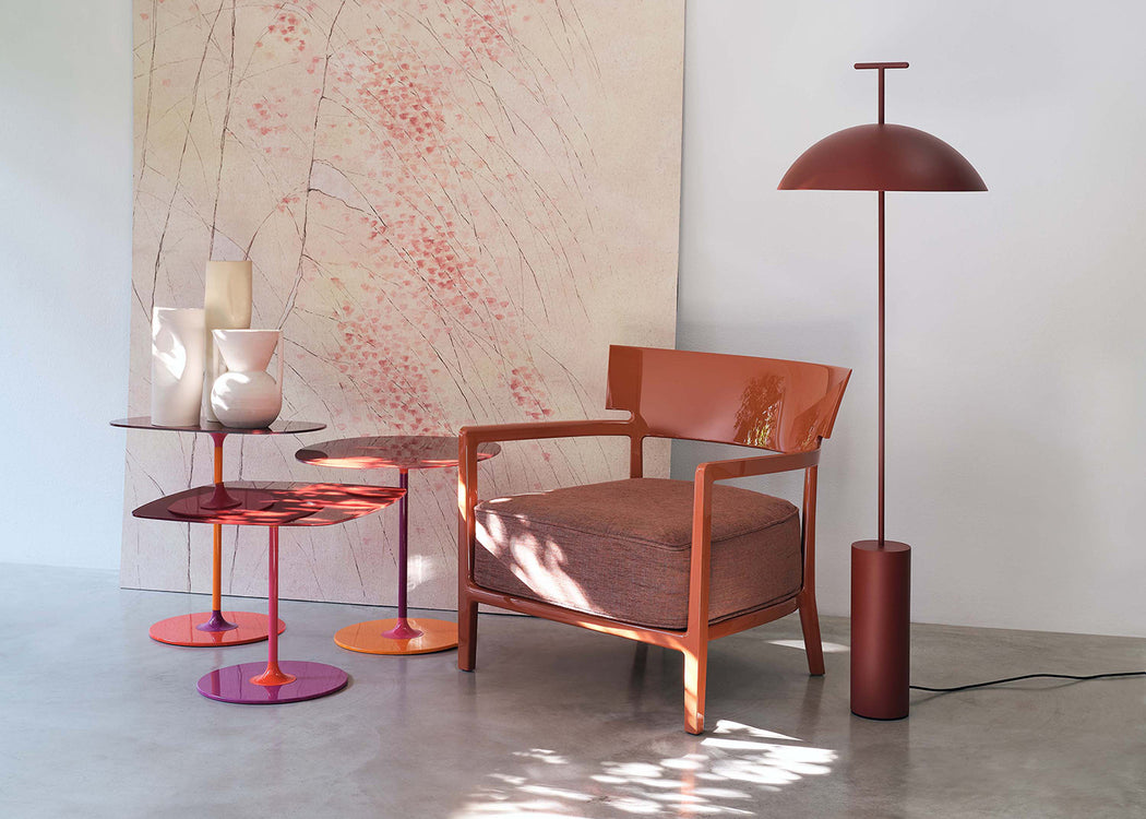 Thierry Side Table Burgundy / Low