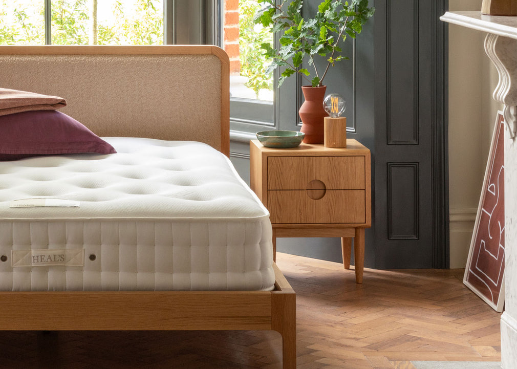 Amira Bedside Table Walnut