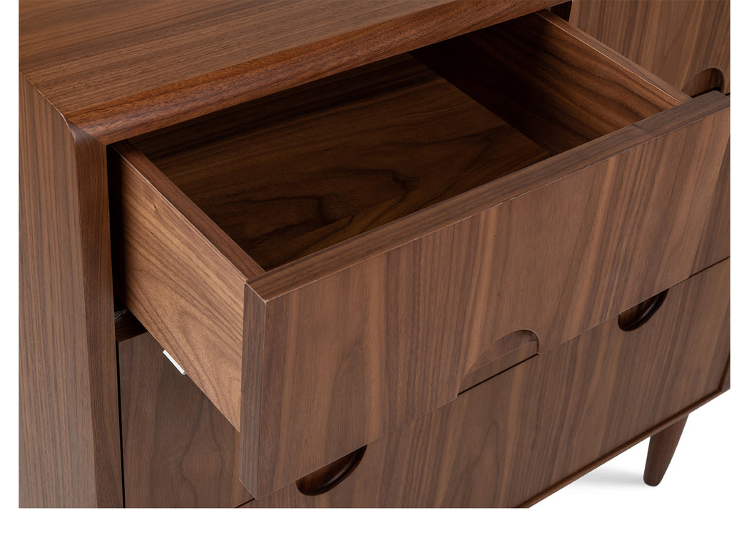Amira Chest of Drawers Walnut