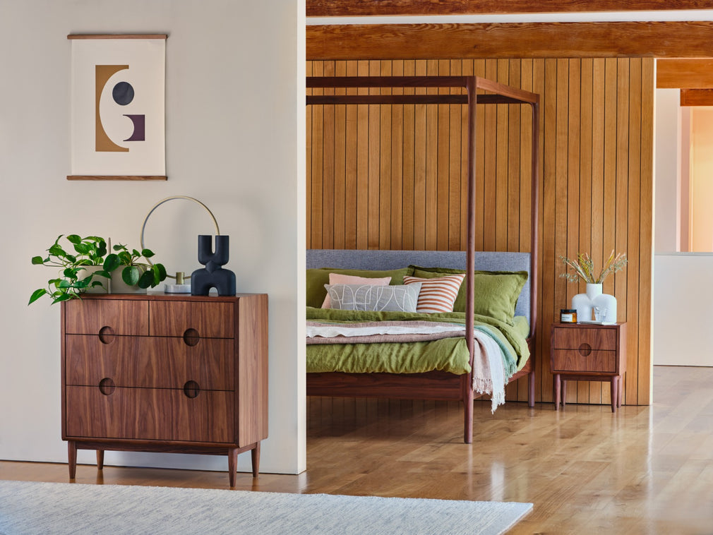 Amira Chest of Drawers Walnut