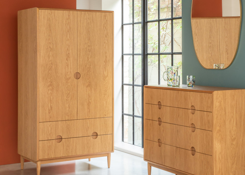 Amira Double Wardrobe Walnut