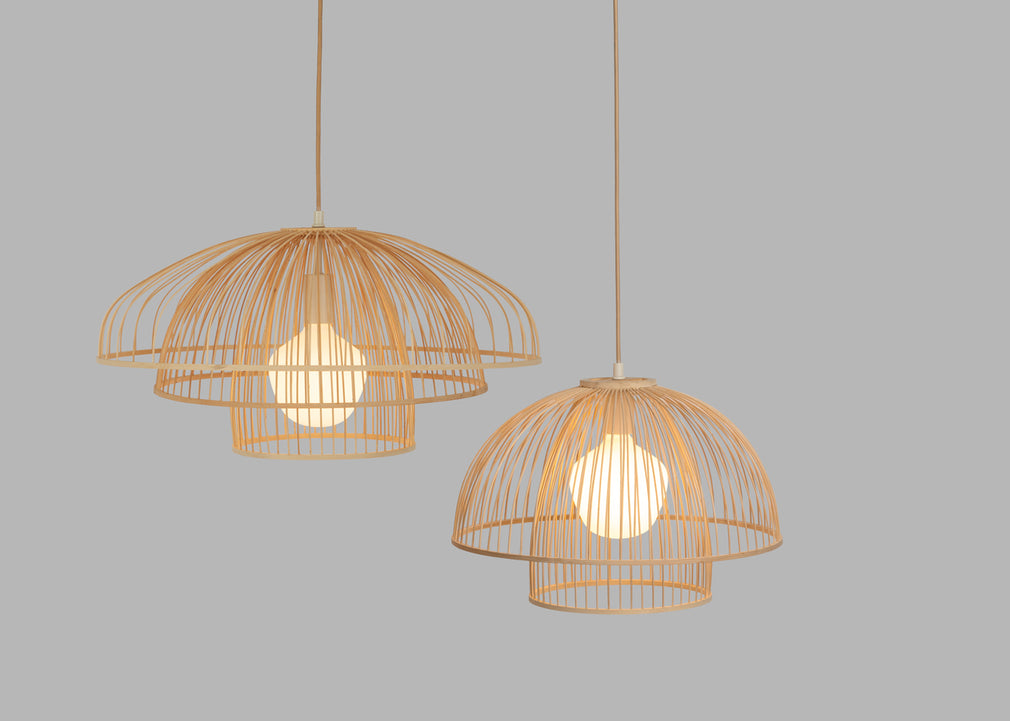 Makiko Pendant Light Bamboo Small