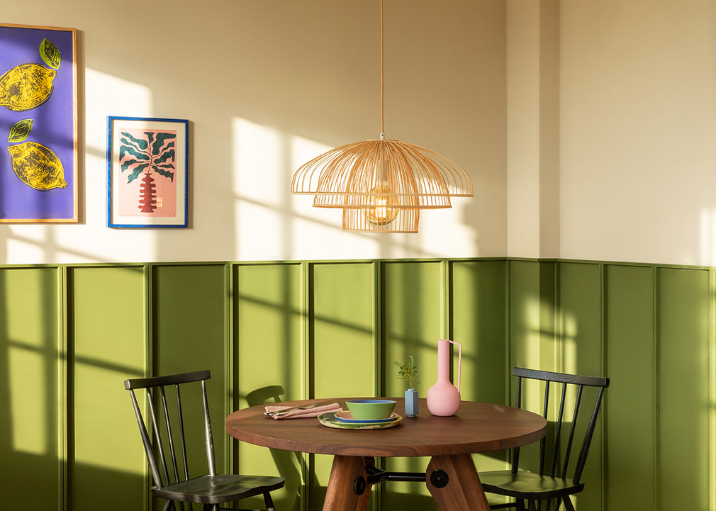 Makiko Pendant Light Bamboo Small