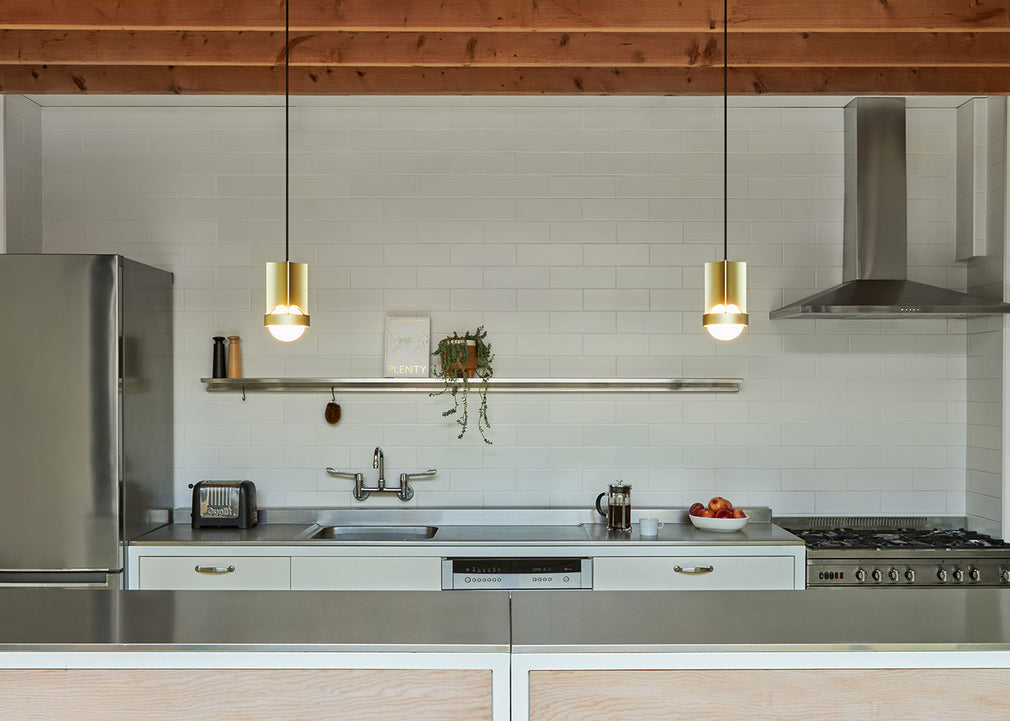 Loop Single Pendant Light Large / Gold