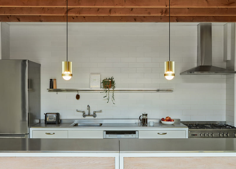 Loop Single Pendant Light Large / Gold