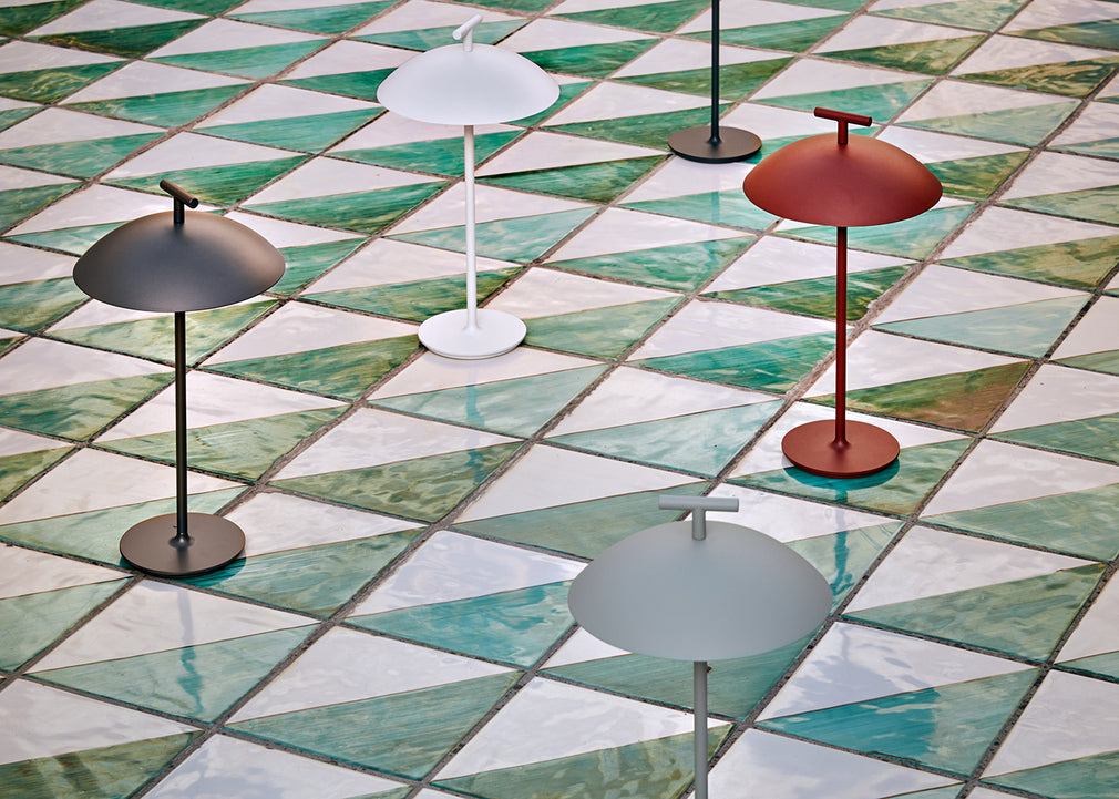 Geen-A LED Portable Table Lamp Brick Red