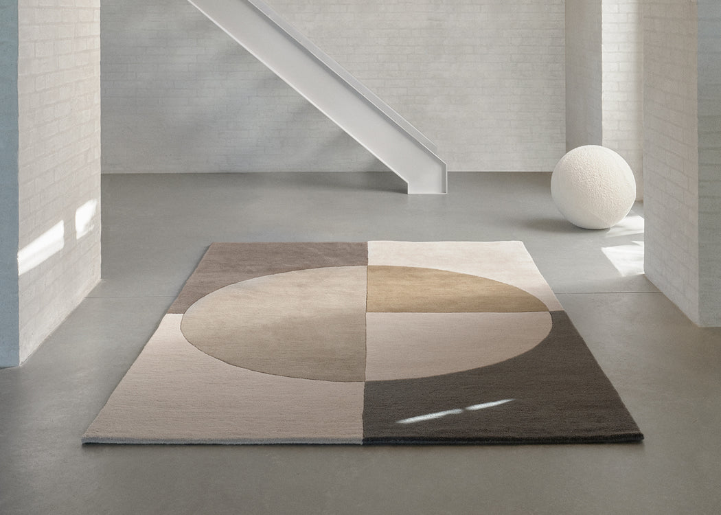 Radiality Rug Olive 170cm x 240cm
