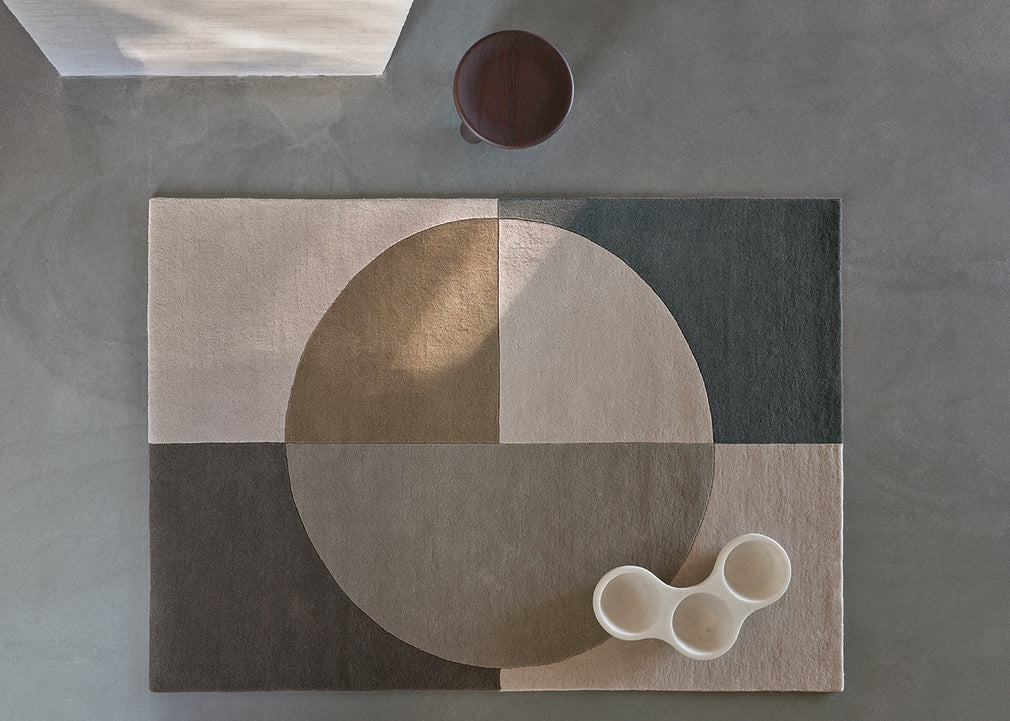 Radiality Rug Olive 170cm x 240cm
