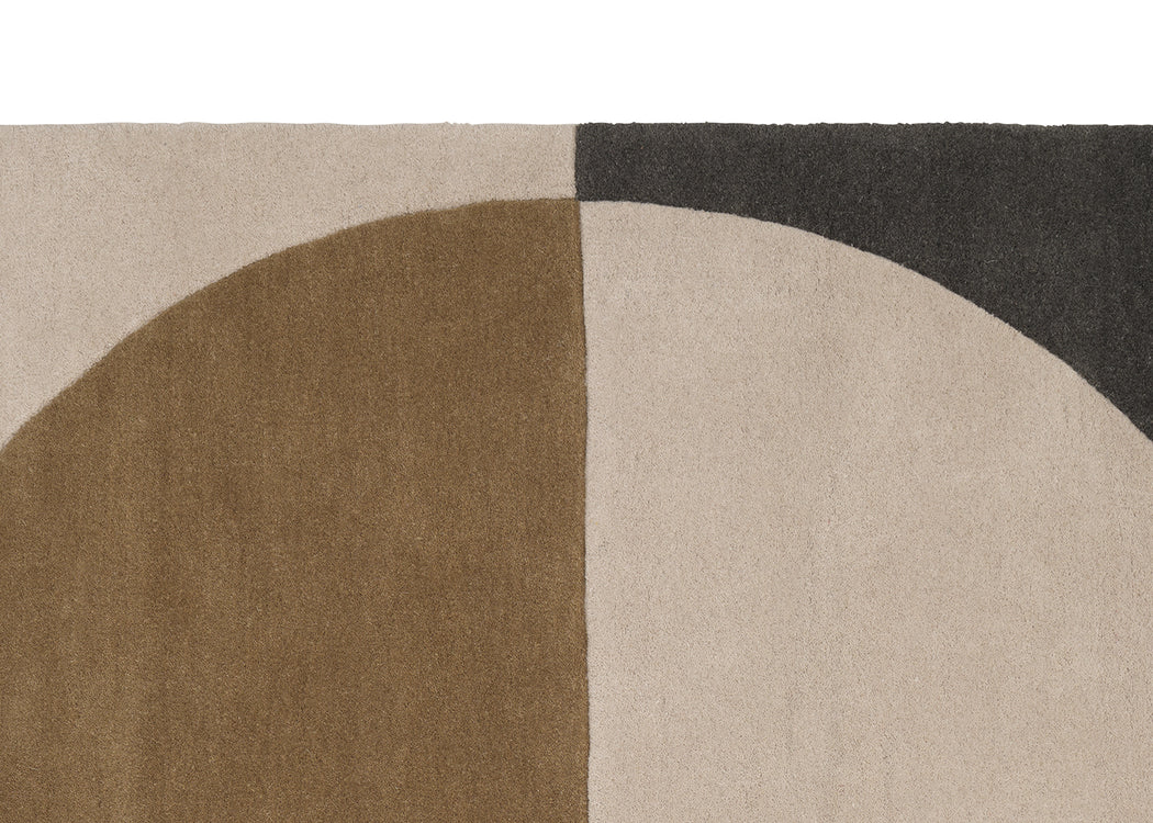 Radiality Rug Olive 170cm x 240cm