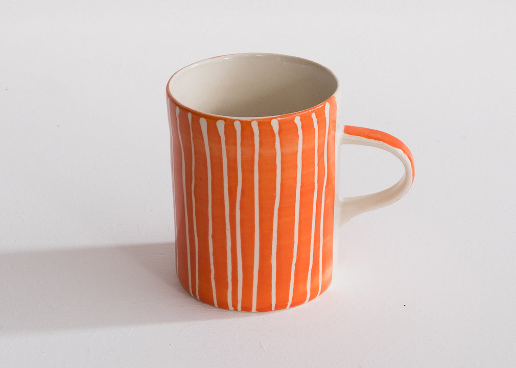Sgraffito Demi Mug Moss Green