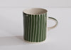 Sgraffito Demi Mug Moss Green