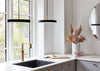 Asteria LED Pendant Light Pearl White / Medium