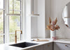 Asteria LED Pendant Light Pearl White / Medium