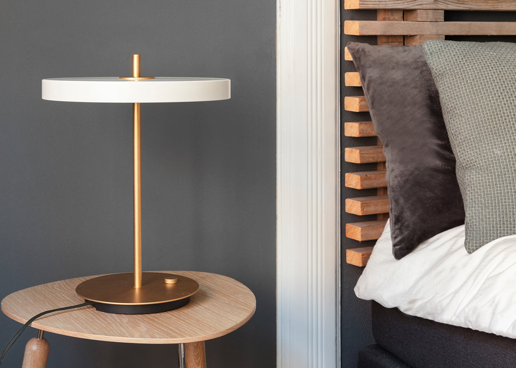Asteria LED Table Lamp Pearl White