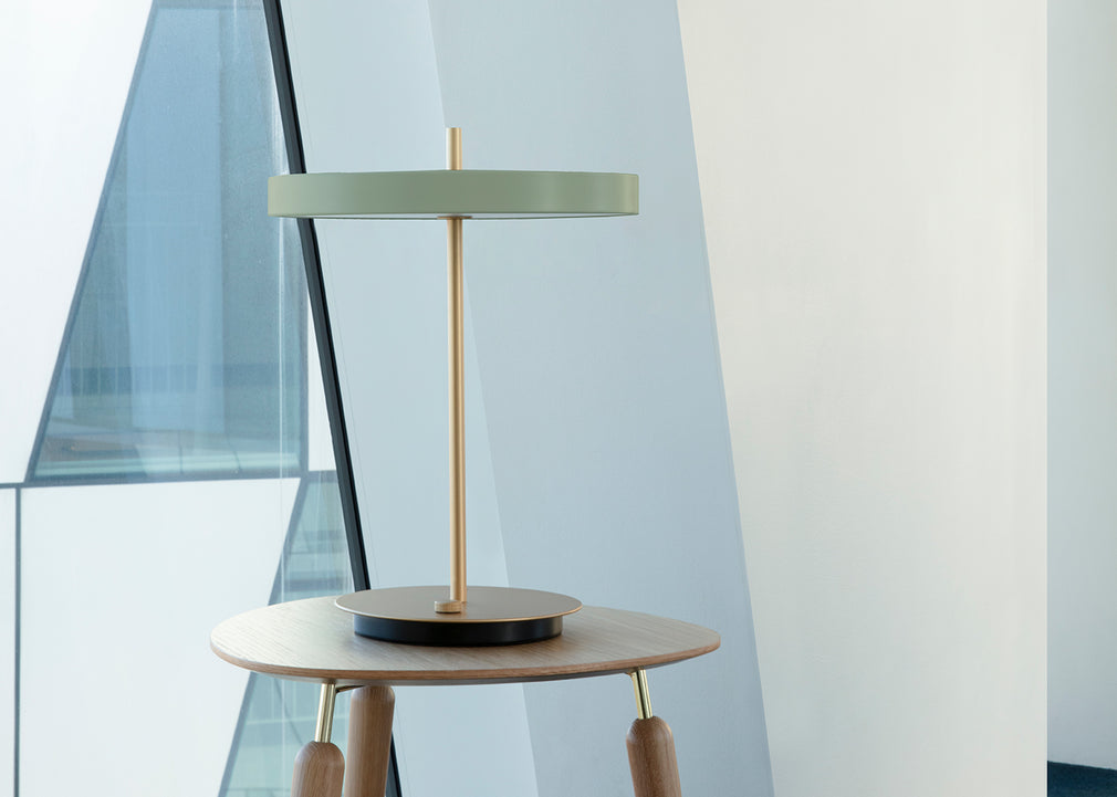 Asteria LED Table Lamp Pearl White