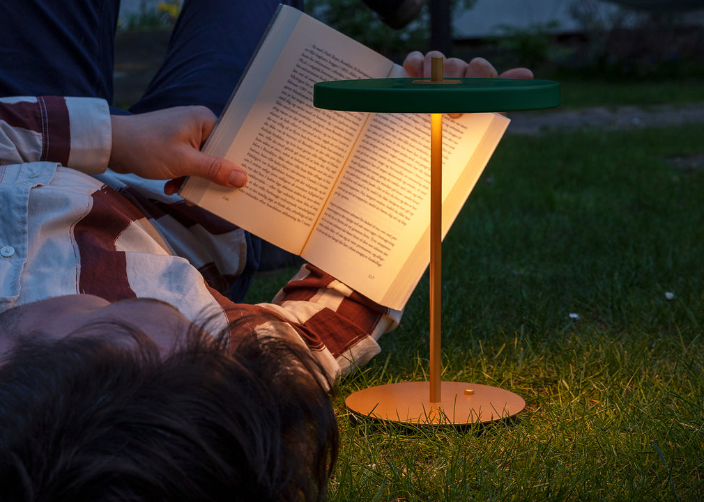 Asteria LED Move Portable Table Lamp Ruby Red