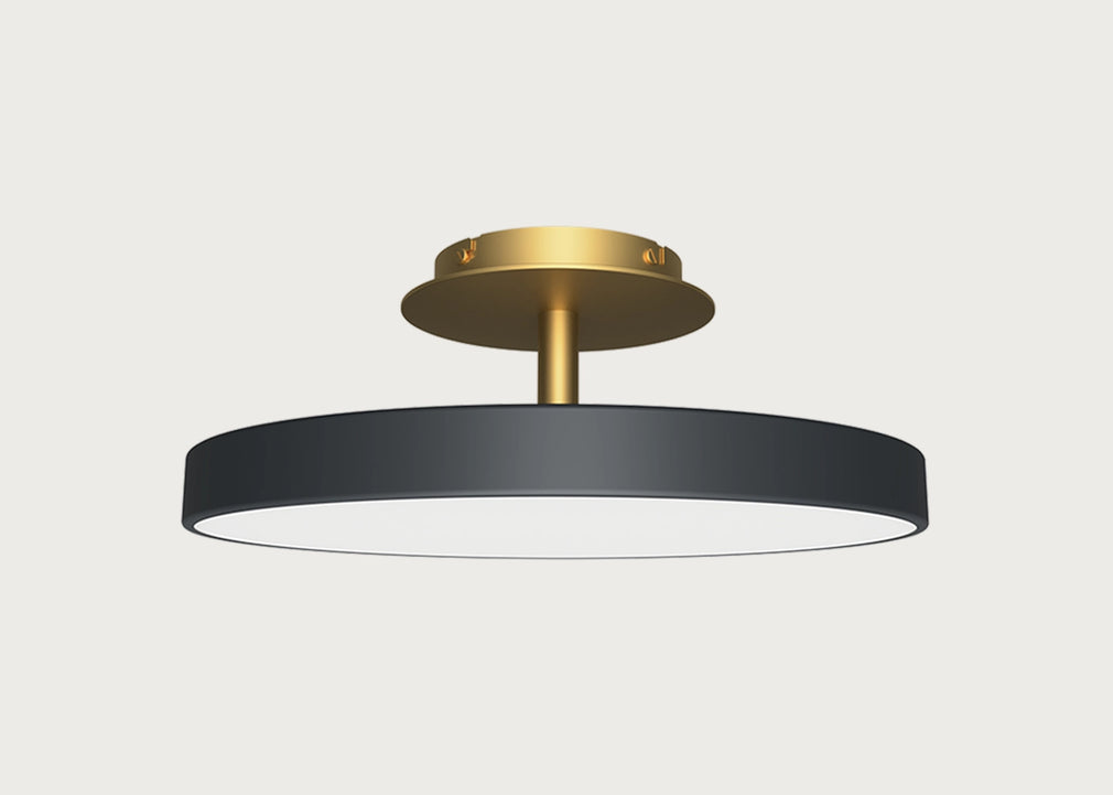 Asteria LED Up Flush Ceiling Light Pearl White / Large
