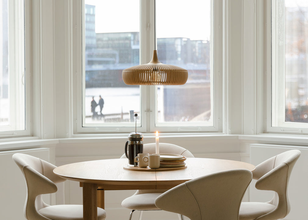 Clava Dine Pendant Shade Natural Oak