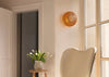 Clava Up Wall Light Medium / Natural Oak
