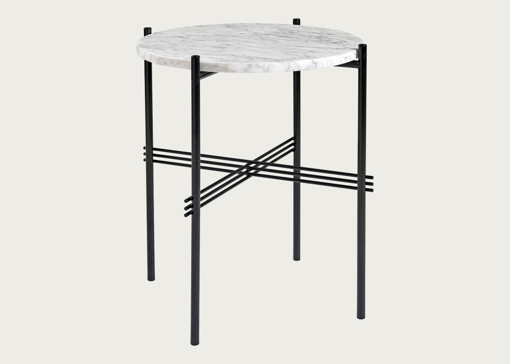 TS Side Table with Black Base Green Guatemala