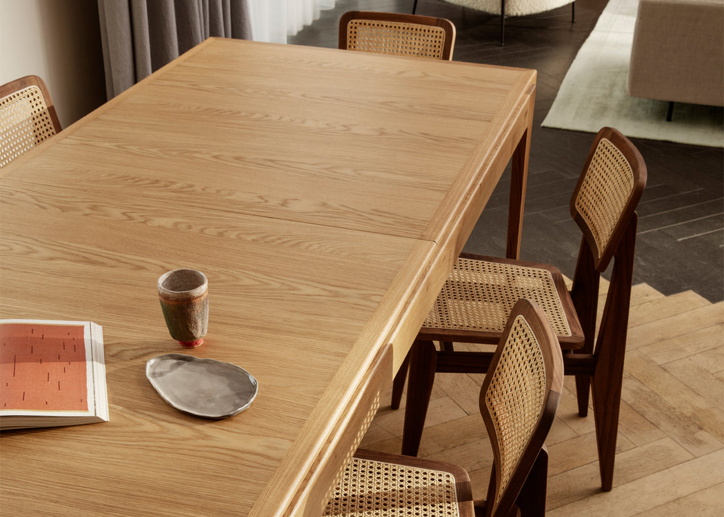 S-Table Extending Dining Table American Walnut
