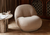 Pacha Lounge Chair Matt Black / Dedar Belsuede 003