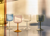 Tint Wine Glasses Set of 2 Pink & Yellow