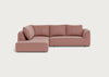Morven Left Hand Facing Large Corner Sofa Loop Twill Fossil