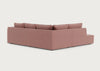 Morven Left Hand Facing Large Corner Sofa Loop Twill Fossil