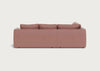 Morven Left Hand Facing Large Corner Sofa Loop Twill Fossil