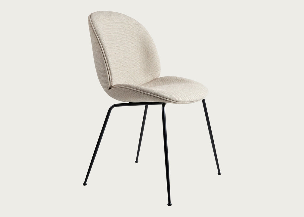 Beetle Dining Chair Black Matt / Dedar Karakorum 004