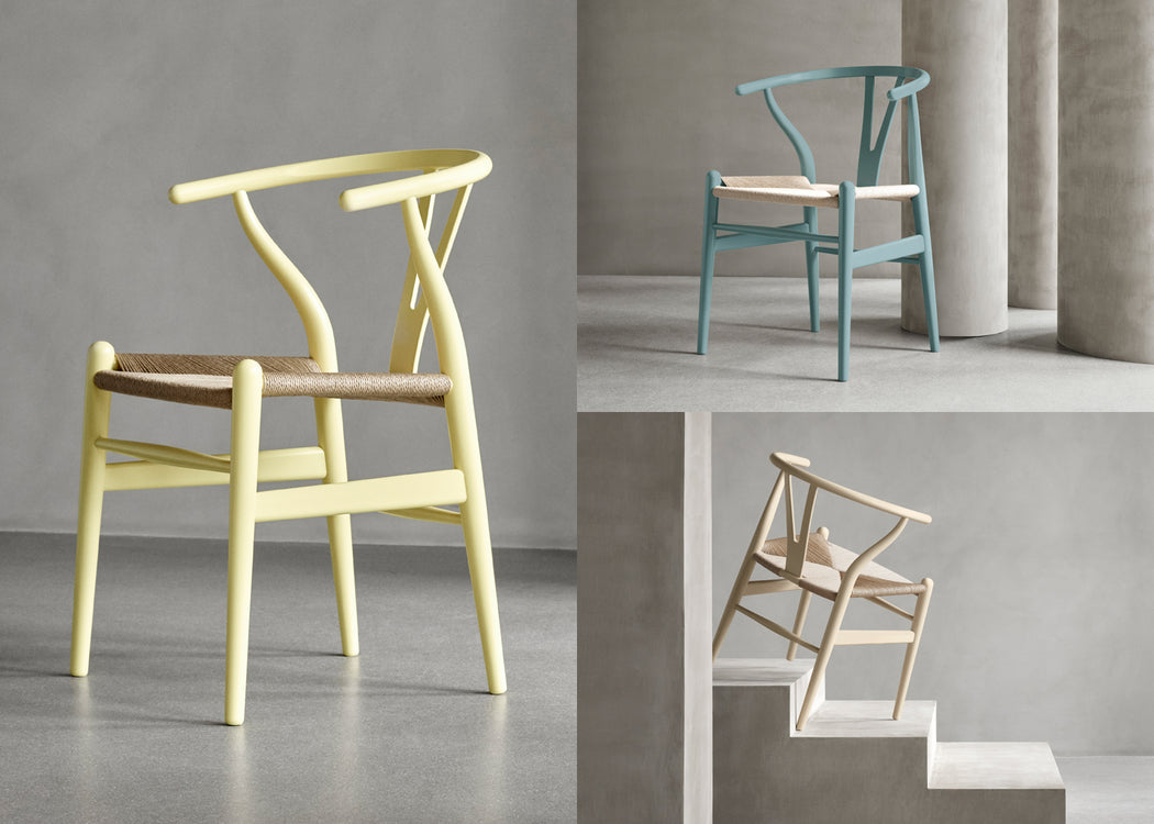 CH24 Wishbone Chair in Ilse Crawford Colours Hollyhock