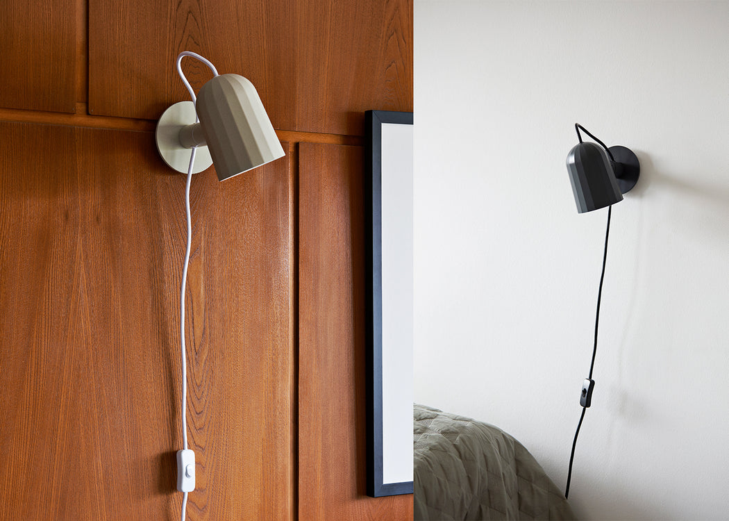 Noc Wall Light with Cable Off-white