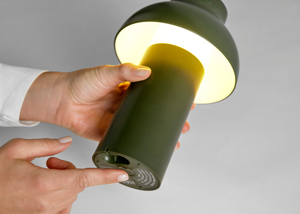 PC Portable Table Lamp Olive