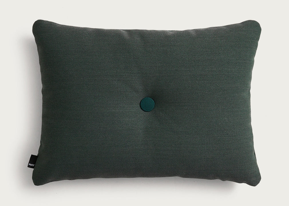 Dot Cushion 45 x 60cm Kvadrat Steelcut Trio Dark Green