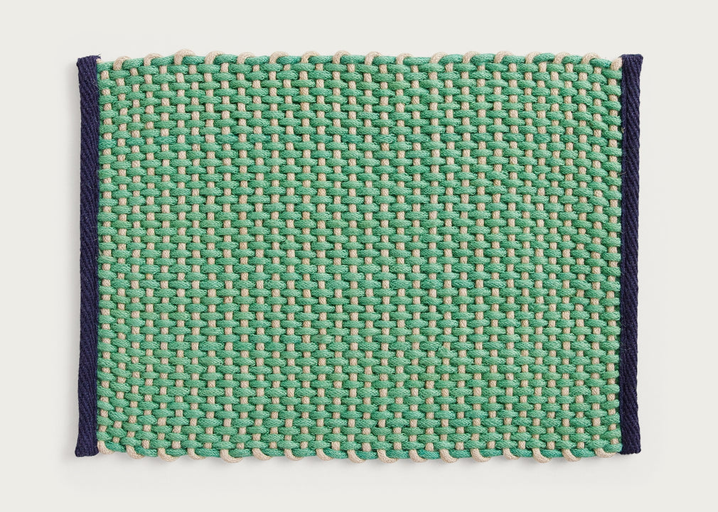 Door Mat 70 x 50cm Light Green