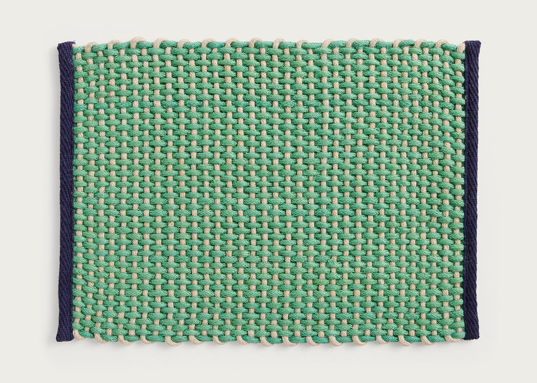 Door Mat 70 x 50cm Light Green