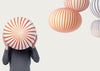Filigrana Pendant Light White-Black / S2 Cylinder
