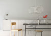 Coil Pendant Light Silver 76cm