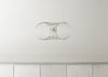 Coil Pendant Light Silver 76cm