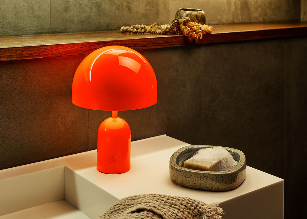 Bell LED Portable Table Lamp Black