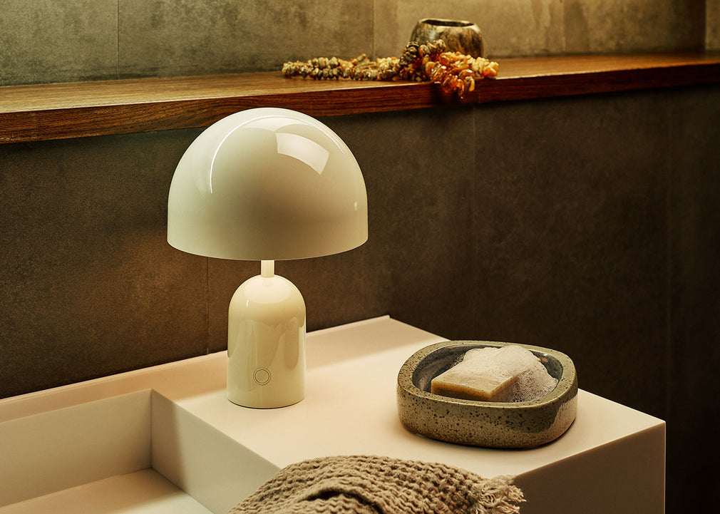 Bell LED Portable Table Lamp Black