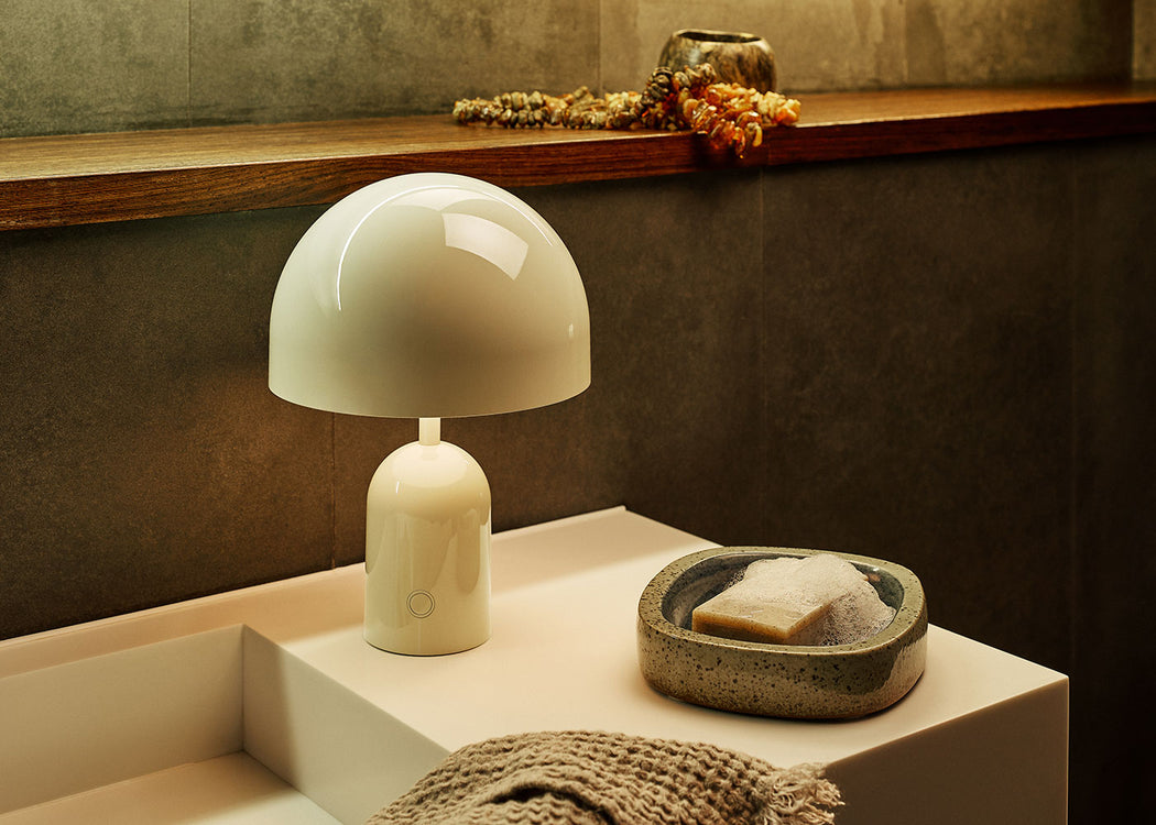 Bell LED Portable Table Lamp Black