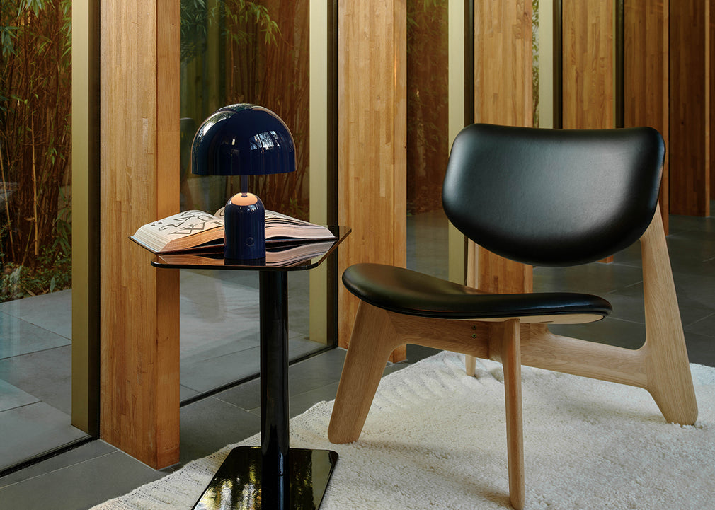 Bell LED Portable Table Lamp Black