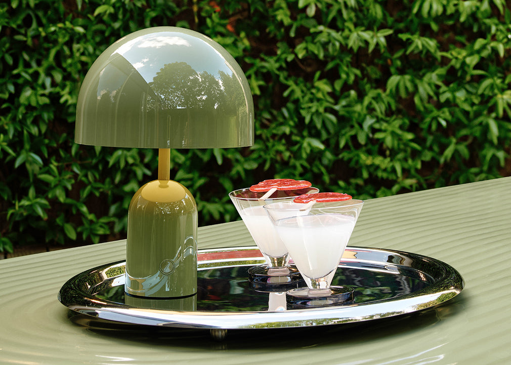 Bell LED Portable Table Lamp Black