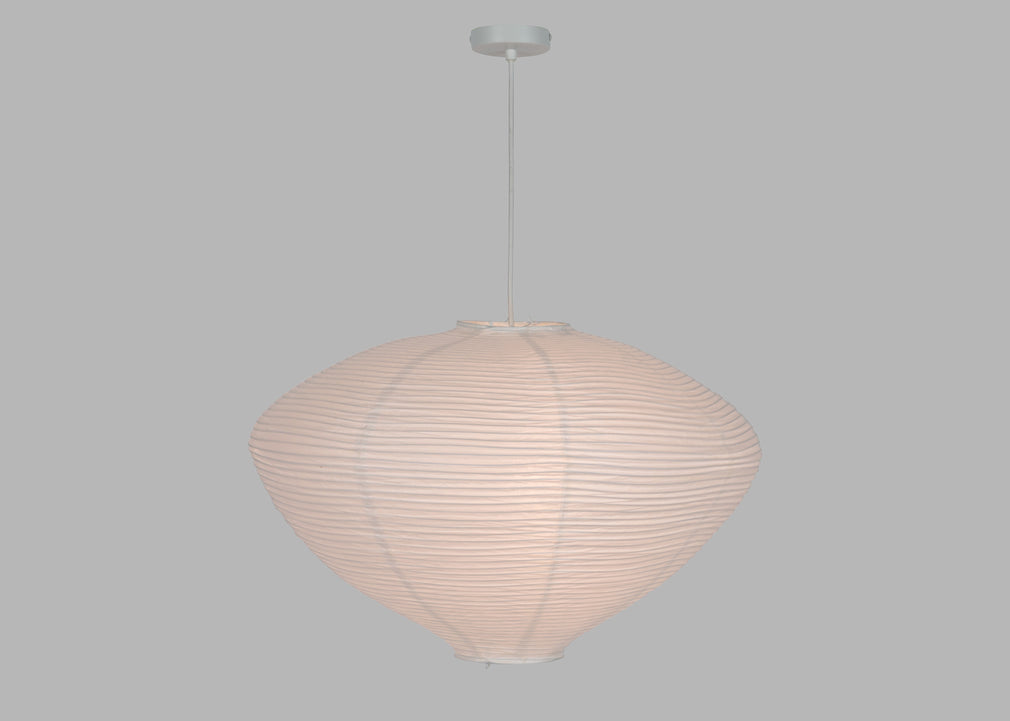 Carta Rice Paper Easyfit Pendant Light White Wide