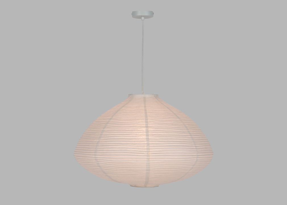 Carta Rice Paper Easyfit Pendant Light White Wide